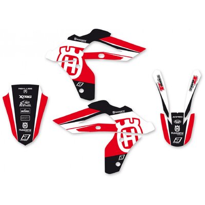 BLACKBIRD GRAPHICS KIT DREAM 4 HUSQVARNA WR CR 06-08 RED