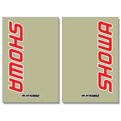 BLACKBIRD DECALS FORK SHOWA CLEAR