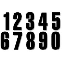 BLACKBIRD NUMBERS THREE SERIES 3PK 13x7cm Black