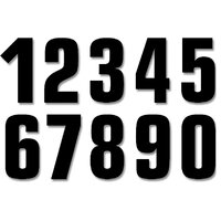 BLACKBIRD NUMBERS TWO SERIES 3PK 16x7.5cm Black
