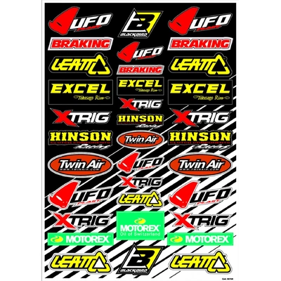 Blackbird Decal Universal Sponsor Logo Sticker Sheet B