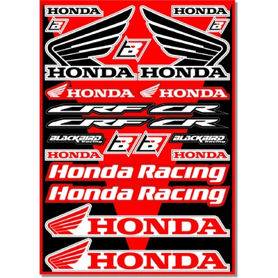 Blackbird Decal Universal Honda Crf Sticker Sheet Kit