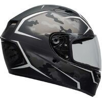 Bell Qualifier Stealth Camo Matte Black and White Helmet