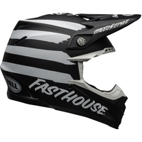 Bell Moto-9 MIPS Fasthouse Signia Matte Black White Helmet