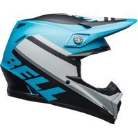 Bell Moto-9 MIPS Prophecy Helmet - Matte White/Black/Blue