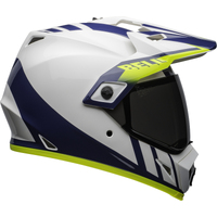Bell MX-9 Adventure MIPS Dash Helmet - White/Blue/Yellow