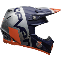 Bell Moto-9 Flex 7 Galaxy Helmet - Navy/Silver