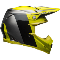 Bell Moto-9 Flex Division Helmet - Black/Yellow/Grey