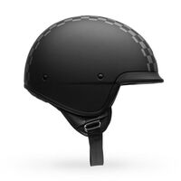 Bell Scout Air Check Matte Black and White Helmet