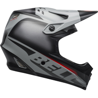 Bell Youth Moto9 Mips Glory Matte Black and Crimson Helmet - Unisex - Small/Medium - Youth - Black/Crimson