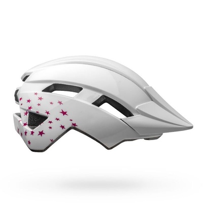 Bell Sidetrack II Stars Bicycle Helmet - White