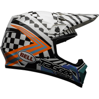 Bell MX-9 MIPS Tagger Check Me Out Helmet - Black/White
