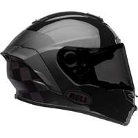 Bell Star DLX MIPS Special Edition Matte Lux Check Grey Black and White Helmet