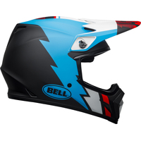 Bell MX-9 MIPS Strike Helmet - Matte Black/Blue/White