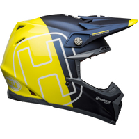 Bell Moto-9 Flex Husky Gotland Helmet - Blue/Yellow