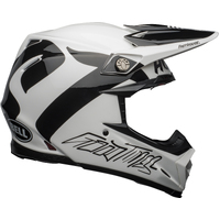 Bell Moto-9 Flex Fasthouse Newhall White Black Helmet