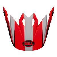 Bell MX-9 MIPS Dash Peak - Matte Gray/Infrared/Black