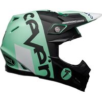 Bell Moto-9 Flex Special Edition Seven Galaxy Helmet - Black/Mint/White