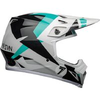 Bell MX-9 MIPS Special Edition Seven Battleship Aqua Helmet