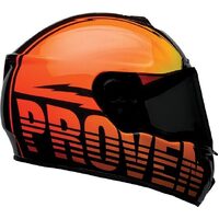 Bell SRT SE Proverb Helmet - Orange/Yellow/Black