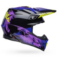 Bell Moto-9S Flex Slayco Helmet - Black/Purple