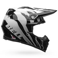 Bell Moto-9S Flex Claw Black White Helmet
