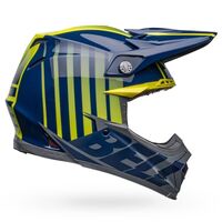 Bell Moto-9S Flex Sprint Helmet - Blue/Yellow