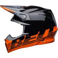 Bell Moto-9 MIPS Louver Helmet - Black/Orange