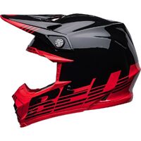 Bell Moto-9 MIPS Louver Helmet - Black/Red