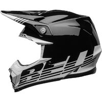 Bell Moto-9 MIPS Louver Helmet - Black/White