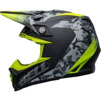 Bell Moto-9 MIPS Venom Helmet - Matte Black/Camo/Hi Vis