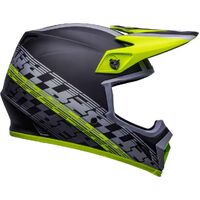 Bell MX-9 MIPS Offset Helmet - Matte Black/Hi-Viz Yellow