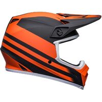 Bell 2023 MX-9 MIPS Disrupt Matte Black Orange Helmet