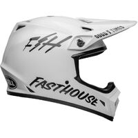 Bell 2023 MX-9 MIPS Fasthouse Helmet - White/Black