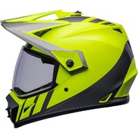 Bell MX-9 ADV MIPS Dash Hi-Viz Yellow Grey Helmet