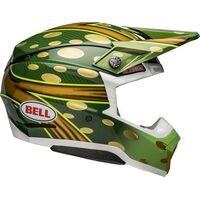 Bell Moto-10 Spherical McGrath Helmet - Gold Green