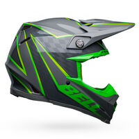 Bell Moto-9S Flex Gloss Helmet - Grey/Green