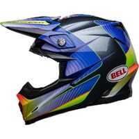 Bell Moto-9S Flex Pro Circuit Silver Metallic Flake Helmet