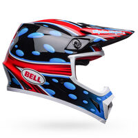 Bell MX-9 MIPS McGrath Showtime Replica Helmet - Black/Red/Blue - S