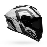 Bell Race Star Deluxe Flex Labyrinth Helmet - Gloss Black/White