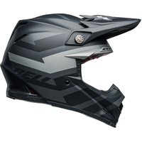 Bell Moto-9S Flex Banshee Street Helmet - Black/Silver