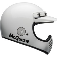 Bell Moto-3 Steve McQueen Helmet - White/Black