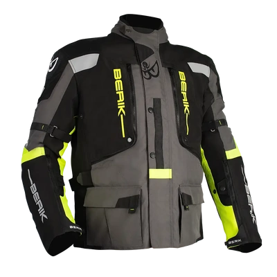 Berik Explorer ADV Jacket - Black/Grey/Hi-Vis