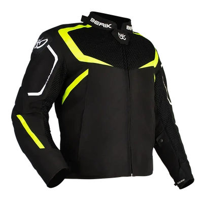 Berik 4 Season Textile Jacket - Black/Hi-Vis