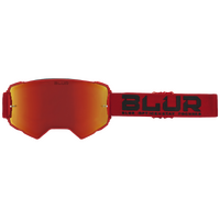 BLUR B-60 Phoenix Goggles - Red/Red Lens
