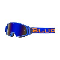 Blur B-20 Flat Blue and Orange Goggles
