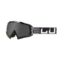 Blur B-10 Two Face Goggle - Black With Silver Lens