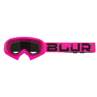 BLUR B-10 YOUTH GOGGLES - BLACK/PINK - OS