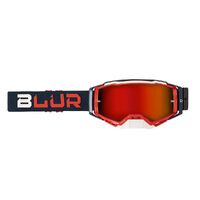 Blur B-40 Blue Red Goggles With Blue Lens