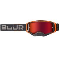 Blur B-40 Grey Orange Goggles With Orange Lens